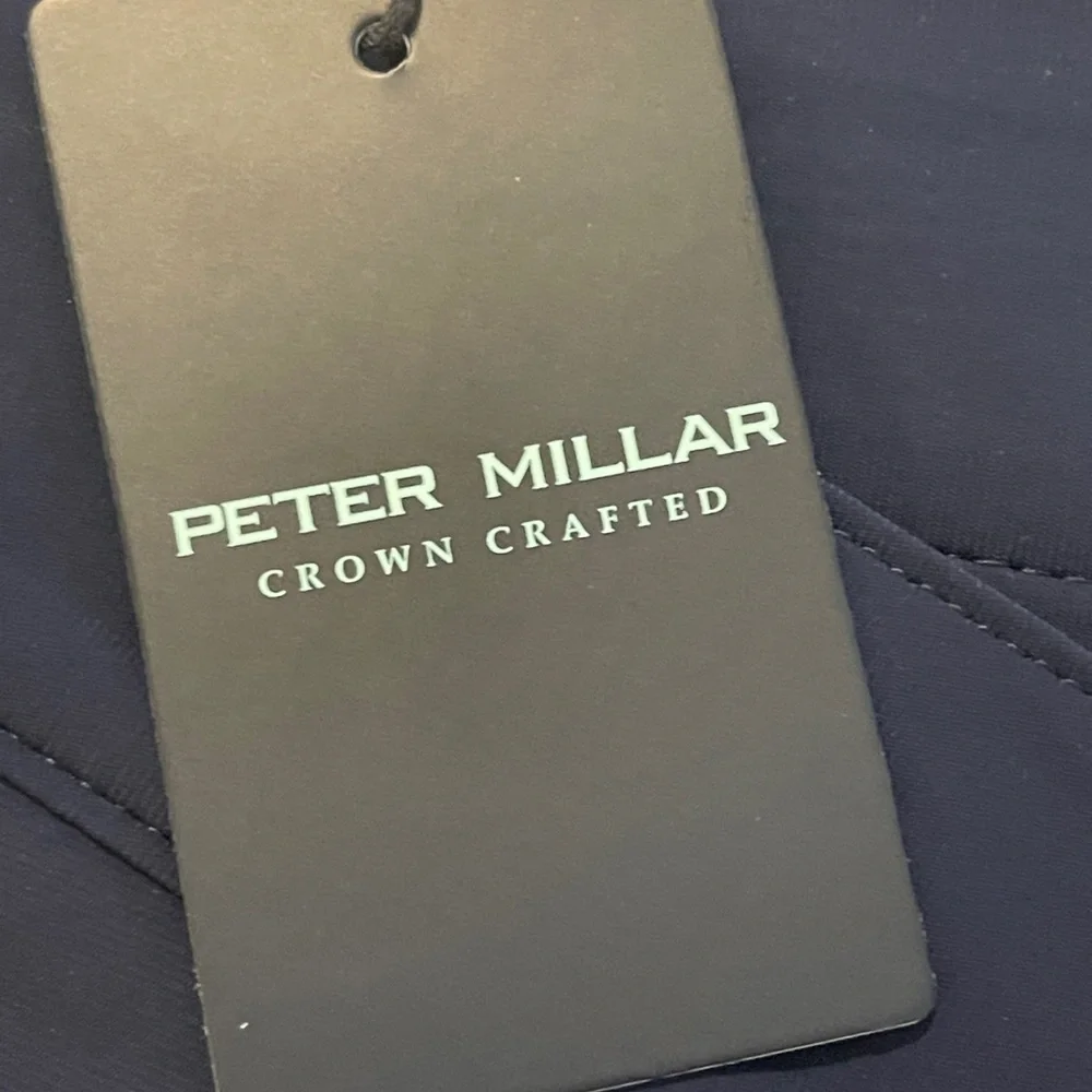 Peter Millar Men's Navy Blue Bingham Performance Pants 35x32 NWT - Picture 6 of 10